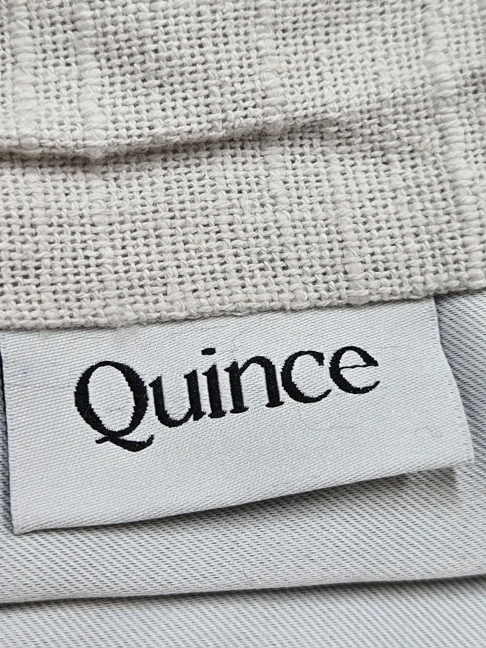 QUINCE Set Of 2 48x84 Cotton Slub Blackout Curtains Cloud 0842